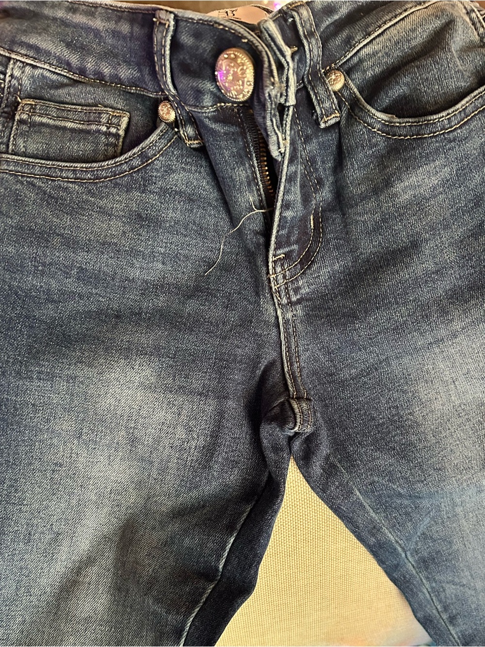 Women's Boot-Cut Jeans in Faded Blue